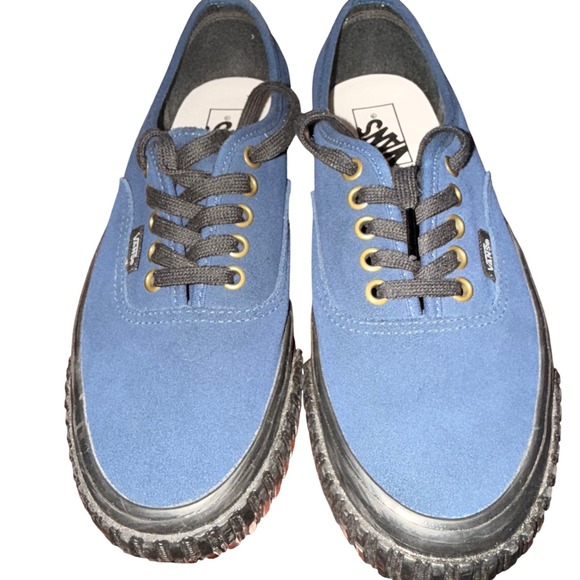 Vans Shoes - Vans Authentic Blue Suede Lug Platform Sneakers Women's US 9‎ Men's 7.5